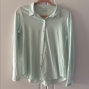 Eileen Fisher Mint Green Blouse
